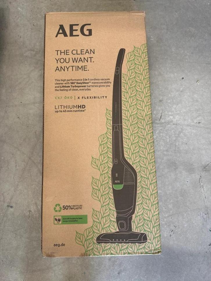 AEG CX7-2-45MÖ - Steelstofzuiger draadloos - zakloos, Witgoed en Apparatuur, Stofzuigers, Zo goed als nieuw, Stofzuiger, Reservoir