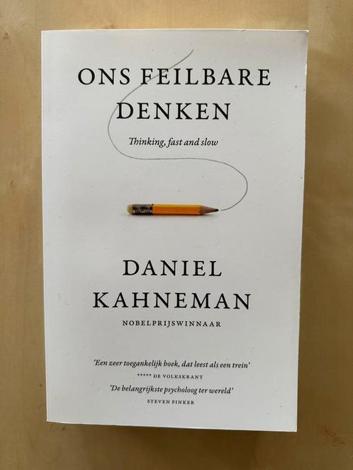 Daniel Kahneman - Ons feilbare denken ( nobelprijswinnaar ), Boeken, Psychologie, Zo goed als nieuw, Ontwikkelingspsychologie