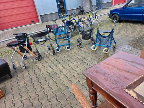 Vier rollators oa Gemini, Diversen, Rollators, Zo goed als nieuw, Ophalen