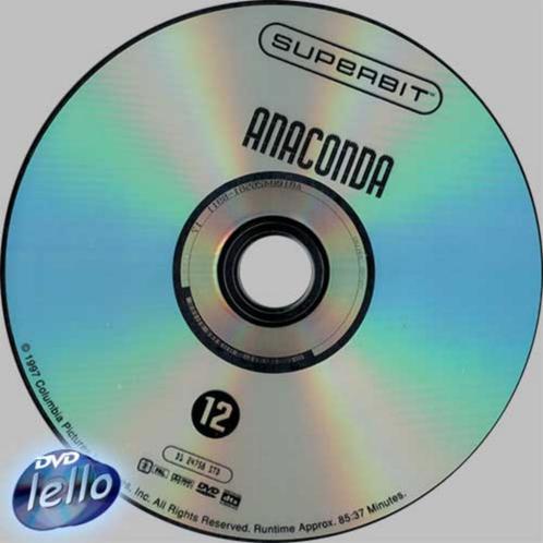 Superbit DVD: Anaconda (Jennifer Lopez, Ice Cube) Disc Only, Cd's en Dvd's, Dvd's | Actie, Nieuw in verpakking, Actiethriller