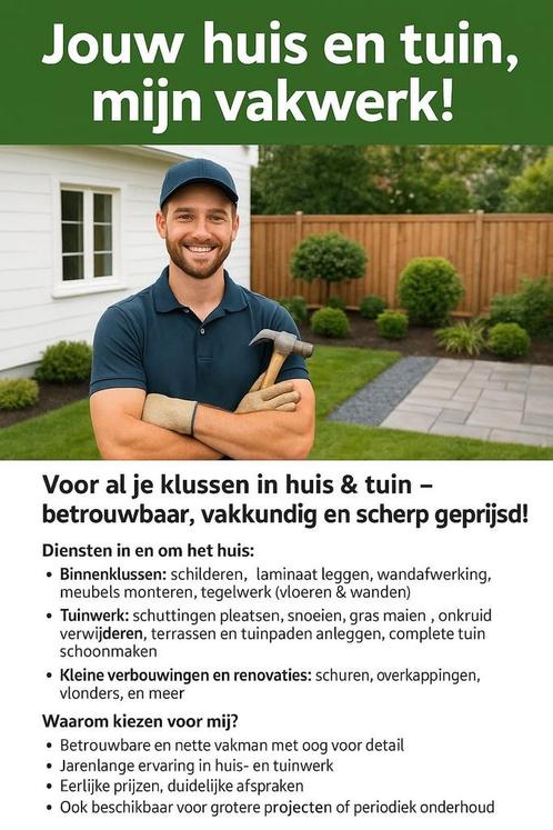 Betrouwbare klusjesman voor binnen en buiten, Doe-het-zelf en Verbouw, Gereedschap | Boormachines, Nieuw, 600 watt of meer, Ophalen