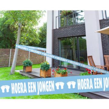 Party tape – afzetlint – hoera een jongen – 07242 beschikbaar voor biedingen