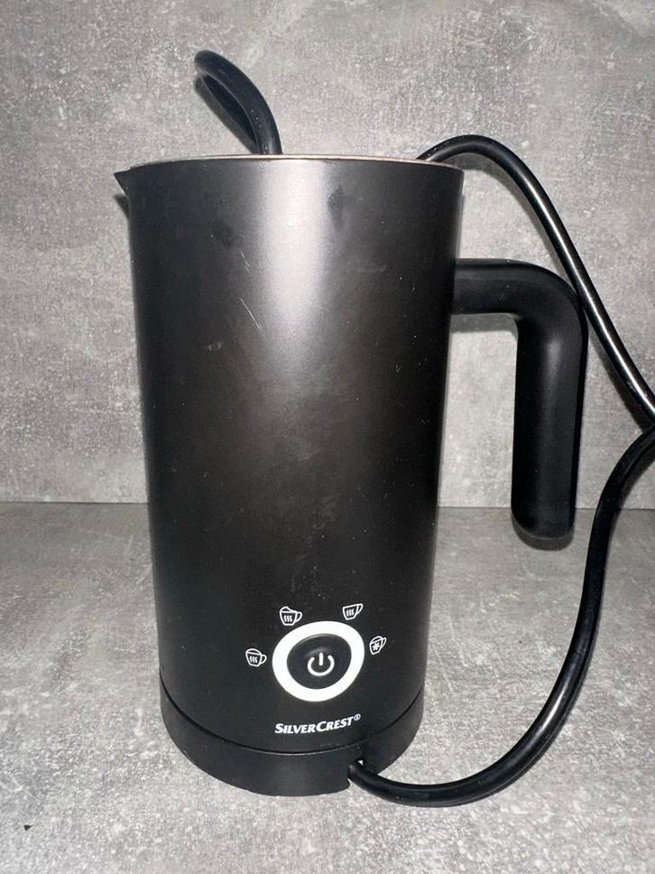 SilverCrest Melkopschuimer - Zwart, Witgoed en Apparatuur, Melkopschuimers, Gebruikt, Elektrische melkopschuimer, Ophalen