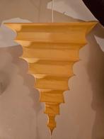 Vintage Hexagon Lampion Lamp, Huis en Inrichting, Lampen | Hanglampen, Gebruikt, Vintage, Ophalen of Verzenden, Stof