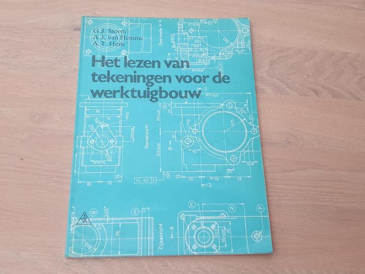 Het lezen van tekeningen voor de werktuigbouw, Boeken, Techniek, Zo goed als nieuw, Werktuigbouwkunde, Ophalen of Verzenden