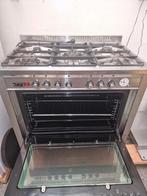 Pelgrim oven met 5 pits en afzuigkap,zgan., 60 cm of meer, Ophalen of Verzenden, Zo goed als nieuw, Gas