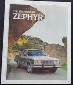 Mercury Zephyr brochure 1979, Ophalen of Verzenden, Zo goed als nieuw, Overige merken