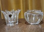 TWEE JAREN 80 RCR KRISTALLEN WAXINELICHTHOUDERS..., Huis en Inrichting, Woonaccessoires | Kandelaars en Kaarsen, Overige materialen
