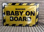 Making baby on board , metalen giftcard, Ophalen of Verzenden, Pand50, Info@pand50.nl, Printer29Coevorden