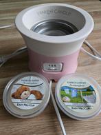 Yankee Candle Scenterpiece Warmer met 2 Melts, Ophalen of Verzenden, Zo goed als nieuw, Kaars, Minder dan 25 cm