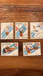 Cuba 1996 olympische spelen Atlanta, Postzegels en Munten, Verzenden, Gestempeld, Sport