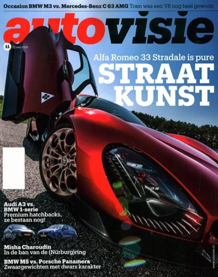 Autovisie 11 2025 : BMW M3 / M5 - Mercedes C63 AMG - Audi A3, Boeken, Auto's | Folders en Tijdschriften, Gelezen, Algemeen, Ophalen of Verzenden