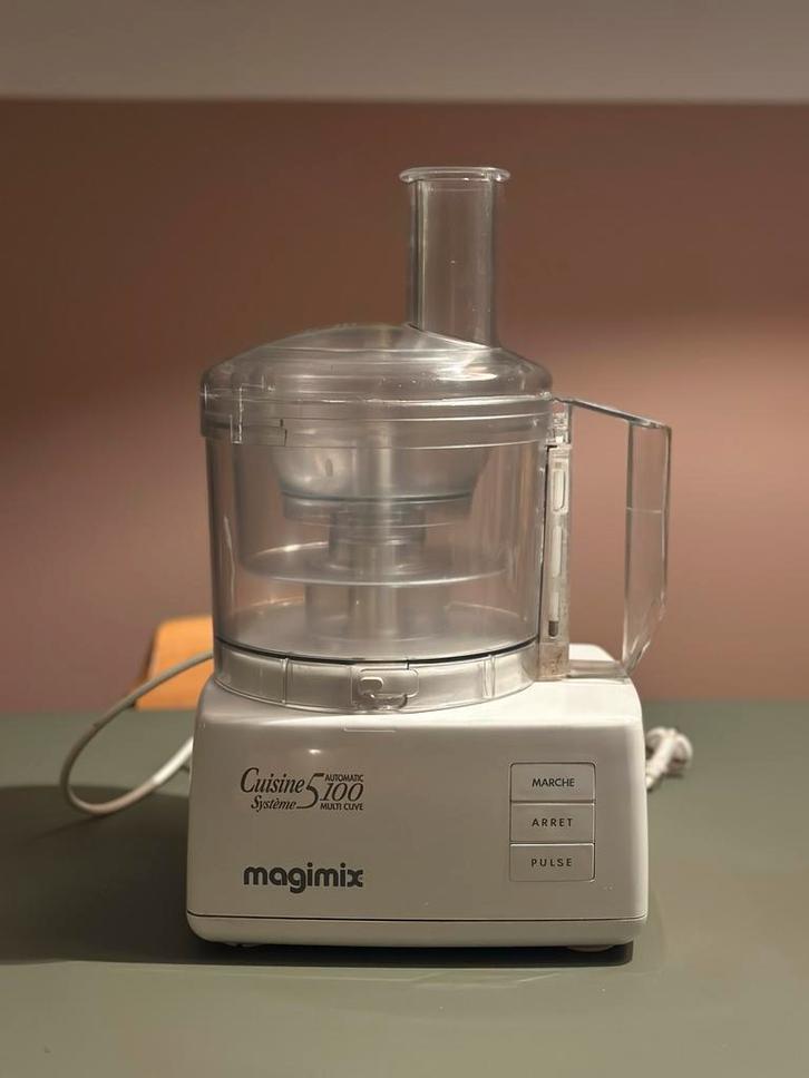 Magimix 5100 Keukenmachine, Witgoed en Apparatuur, Keukenmixers, Gebruikt, 4 liter of meer, 2 snelheden, Ophalen