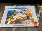 Sxhmidt puzzel 1000 stukjes Sam Park Blik op Santorini, Ophalen of Verzenden, 500 t/m 1500 stukjes, Zo goed als nieuw