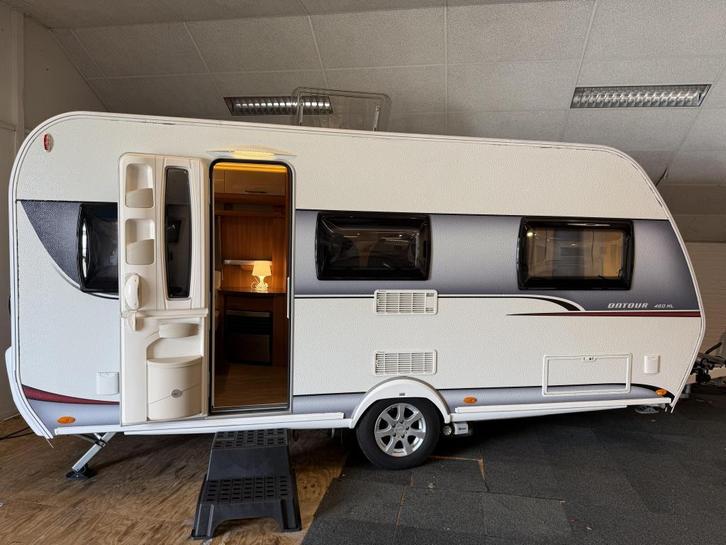 HOBBY ONTOUR 460 HL APARTE BEDDEN RONDZIT MOVER TENT (TOP), Caravans en Kamperen, Caravans, Bedrijf, tot en met 4, 1000 - 1250 kg