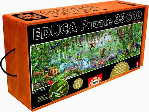 Educa Wildlife - 33600 stukjes - legpuzzel, Hobby en Vrije tijd, Denksport en Puzzels, Nieuw, Legpuzzel, Meer dan 1500 stukjes