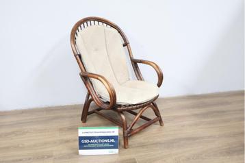 Vintage Rotan Fauteuil beschikbaar voor biedingen