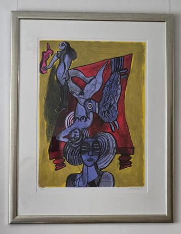 Corneille - Le lit Rouge - Gesigneerd - 1998 beschikbaar voor biedingen