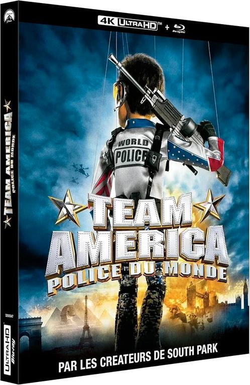 Team America: World Police 4K UHD Blu-Ray FR NLO (Sealed), Cd's en Dvd's, Blu-ray, Nieuw in verpakking, Actie, Ophalen of Verzenden