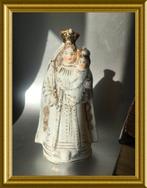 Antiek porseleinen Maria met kind beeldje: Montaigu, Antiek en Kunst, Antiek | Religie, Ophalen of Verzenden