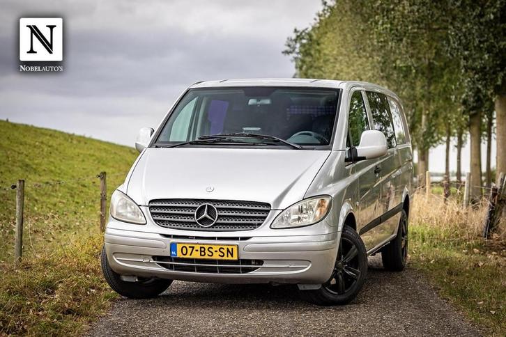 Mercedes Vito Bestel 111 CDI 320 Lang DC luxe|Camera|Airco, Auto's, Bestelauto's, Bedrijf, Te koop, ABS, Alarm, Centrale vergrendeling