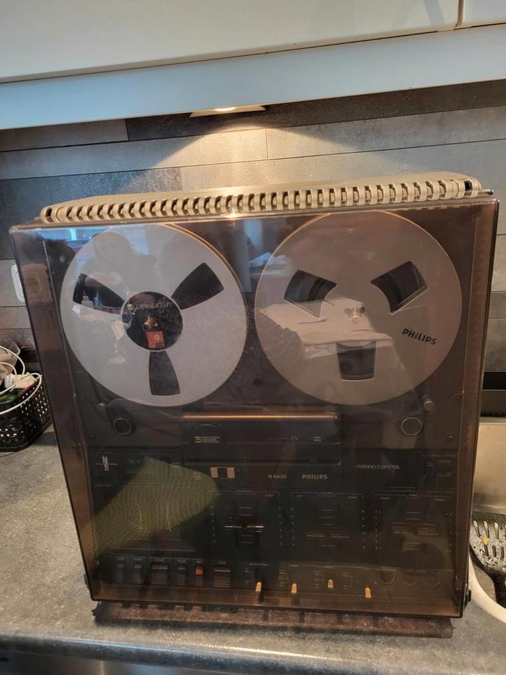 Philips Bandrecorder N4420 - Vintage Topper!, Audio, Tv en Foto, Bandrecorders, Bandrecorder, Met stofkap, Met banden, Ophalen