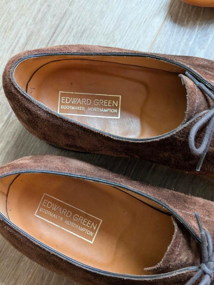 Edward Green derby 10.5, Kleding | Heren, Schoenen, Zo goed als nieuw, Veterschoenen, Bruin, Ophalen of Verzenden