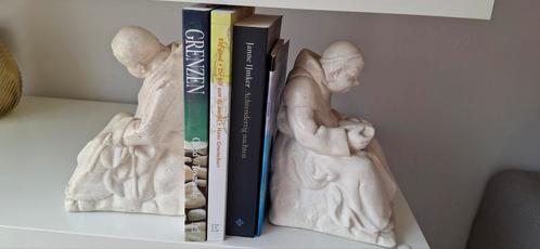 Unieke monniken boekensteun, Verzamelen, Beelden en Beeldjes, Ophalen