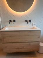 Wasmeubel met Solid Surface Wasbak van X2O, Ophalen, 100 tot 150 cm, Zo goed als nieuw, Minder dan 100 cm