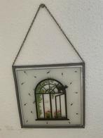 Vintage glas in lood raamdecoratie met kat en muizen, Ophalen of Verzenden, Zo goed als nieuw