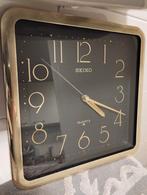 Vintage Seiko Seikosha quartz wandklok, Huis en Inrichting, Woonaccessoires | Klokken, Ophalen of Verzenden, Gebruikt