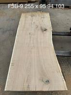 Schaaldeel eiken, tuintafel blad, boomstamtafel eik massief, Tuin en Terras, Verzenden, Nieuw, Rechthoekig, Hout