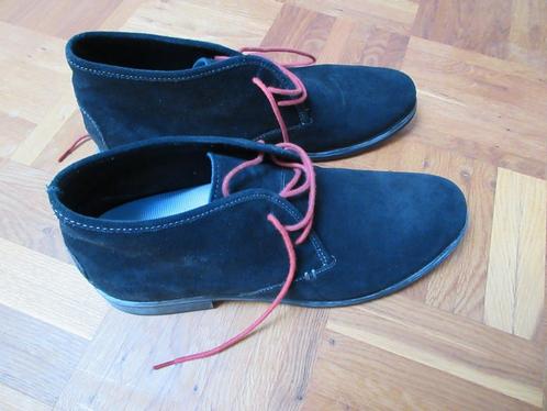 McFINLAY herenschoenen, zwart suède-leer, maat 43, NIEUW, Kleding | Heren, Schoenen, Nieuw, Veterschoenen, Zwart, Ophalen of Verzenden