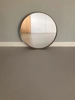 IKEA ronde spiegel met rvs opstaande rand diameter 57,5 cm, Rond, Ophalen of Verzenden, Zo goed als nieuw, Minder dan 100 cm