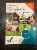 Professioneel werken voor pedagogisch werk nieuw | combipakk, Ophalen of Verzenden, Zo goed als nieuw, Overige niveaus, Nederlands