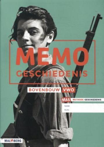 Memo MAX Geschiedenis bovenbouw VWO Leer/opdrachtenboek beschikbaar voor biedingen