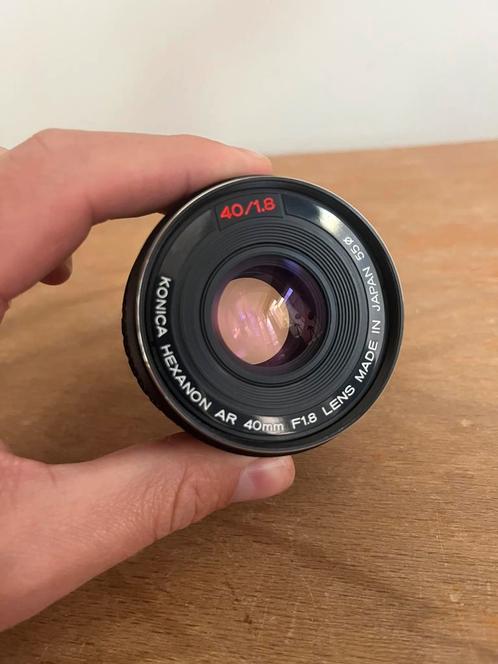 Konica Hexanon AR 40mm f1.8 vintage + Konica - Sony E, Audio, Tv en Foto, Fotografie | Lenzen en Objectieven, Zo goed als nieuw