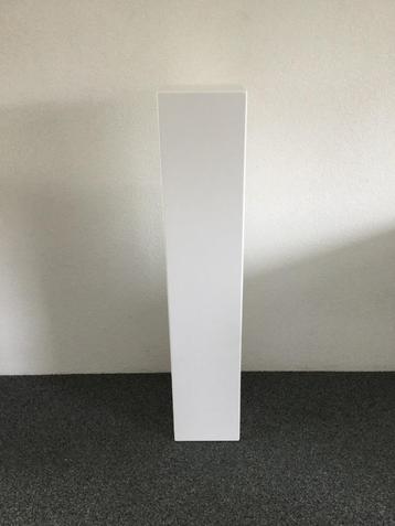 MAATWERK; WITTE ZUIL SOKKEL PILAAR KOLOM CONSOLE 100x20x20cm beschikbaar voor biedingen