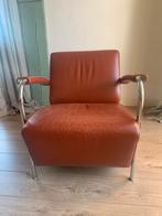 Leolux Scylla fauteuil - terra leder, Huis en Inrichting, Ophalen, Gebruikt, Eén