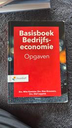 Basisboek Bedrijfseconomie opgaven, Boeken, Ophalen of Verzenden, Gelezen, HBO