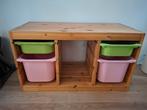 Ikea grenen houten kastje met bakken, Kinderen en Baby's, Kinderkamer | Commodes en Kasten, Gebruikt, Kast, 75 tot 100 cm, Minder dan 50 cm