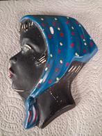 brocante dameshoofd uit de vervlogen jaren / van keramiek, Ophalen of Verzenden