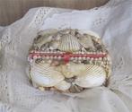 Brocant schelpendoosje - sieradendoosje, Antiek en Kunst, Curiosa en Brocante, Ophalen of Verzenden
