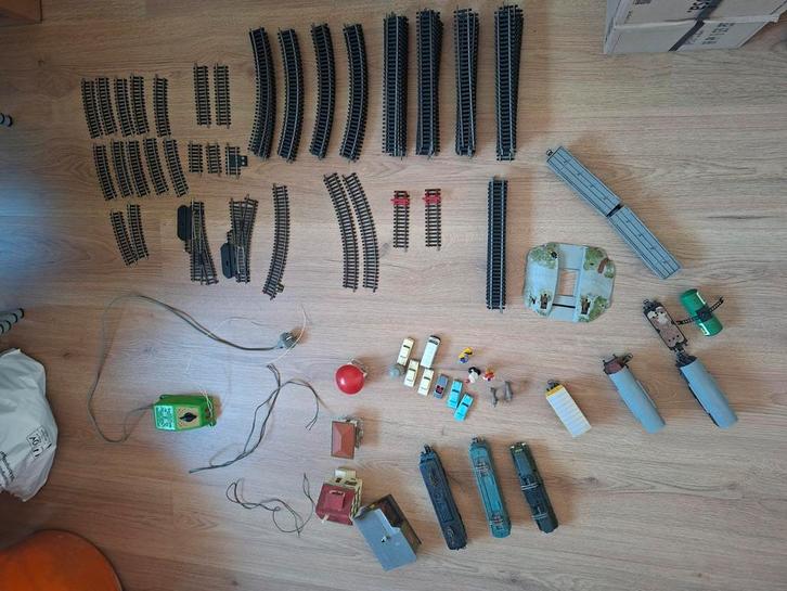 Modeltrein met rails, Hobby en Vrije tijd, Modeltreinen | H0, Gebruikt, Rails, Gelijkstroom, Ophalen