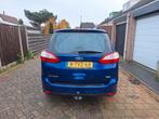 Ford Grand C-Max 1.0 92KW Ecoboost 2014 Blauw, Auto's, Voorwielaandrijving, 745 kg, 74 €/maand, Zwart