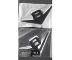 V8 Chrome of zwarte 3D sticker logo badge car auto American, Ophalen of Verzenden, Nieuw, Auto of Motor