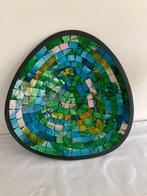 MOZAÏEK SCHAAL GREEN DRIEHOEK 36 cm NIEUW, Benya Art Craft, -, Nieuw, Ophalen of Verzenden