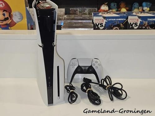 PlayStation 5 Slim Disc Console 1TB met Controller & Bedradi, Spelcomputers en Games, Spelcomputers | Sony PlayStation 5, Gebruikt
