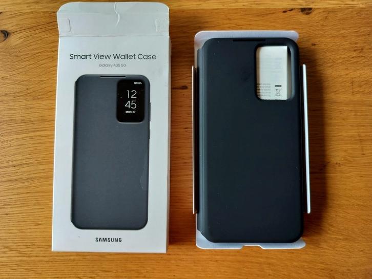 Samsung A35 5G smart view wallet case zwart (NIEUW), Telecommunicatie, Mobiele telefoons | Hoesjes en Frontjes | Samsung, Nieuw