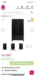 Locker Kledingkast zwart, Huis en Inrichting, Ophalen, Stoer, 200 cm of meer, 50 tot 100 cm